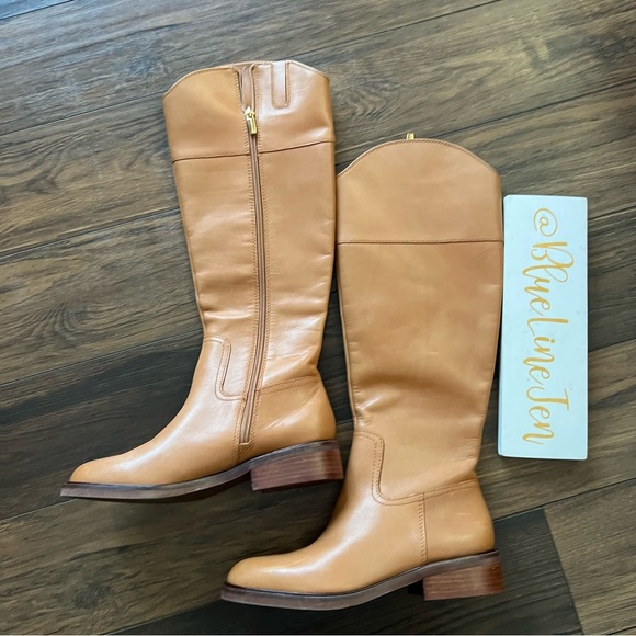 Vince Camuto Alfella Tall Leather Boots NWOT - Picture 3 of 12